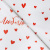 Пленка Тишью Люблю, Сердца на Белом, Водостойкая 0,6/10м Пленка Тишью Люблю, Сердца на Белом, Водостойкая 0,6/10м